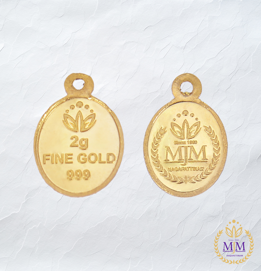 24 Kt 2gm Gold Pendant
